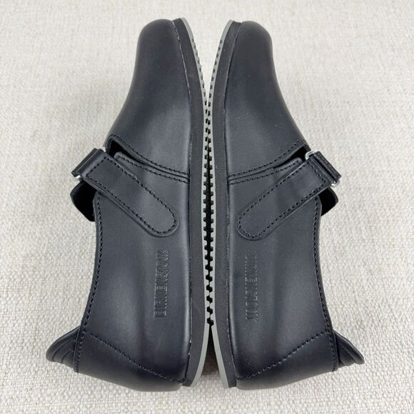 Birkenstock Linz Professional Clog Size 42 Super Grip Leather Black Occupational - Picture 8 of 13